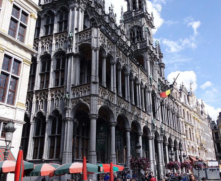 brussels city, old street, architecture